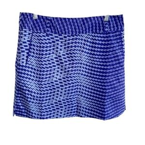Adidas Climacool Golf Tennis Skort Skirt Womens Sz 8 Purple Geo Pockets Stretchy